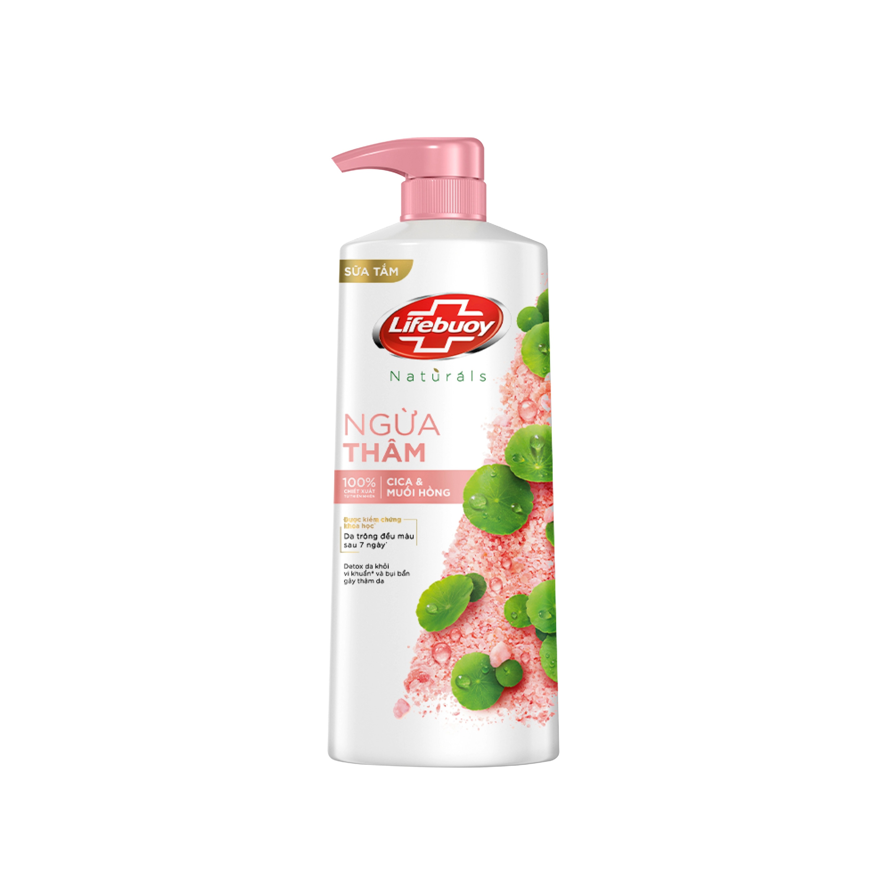 LIFEBUOY Sữa Tắm Ngừa Thâm Da Cica & Muối Hồng 800g