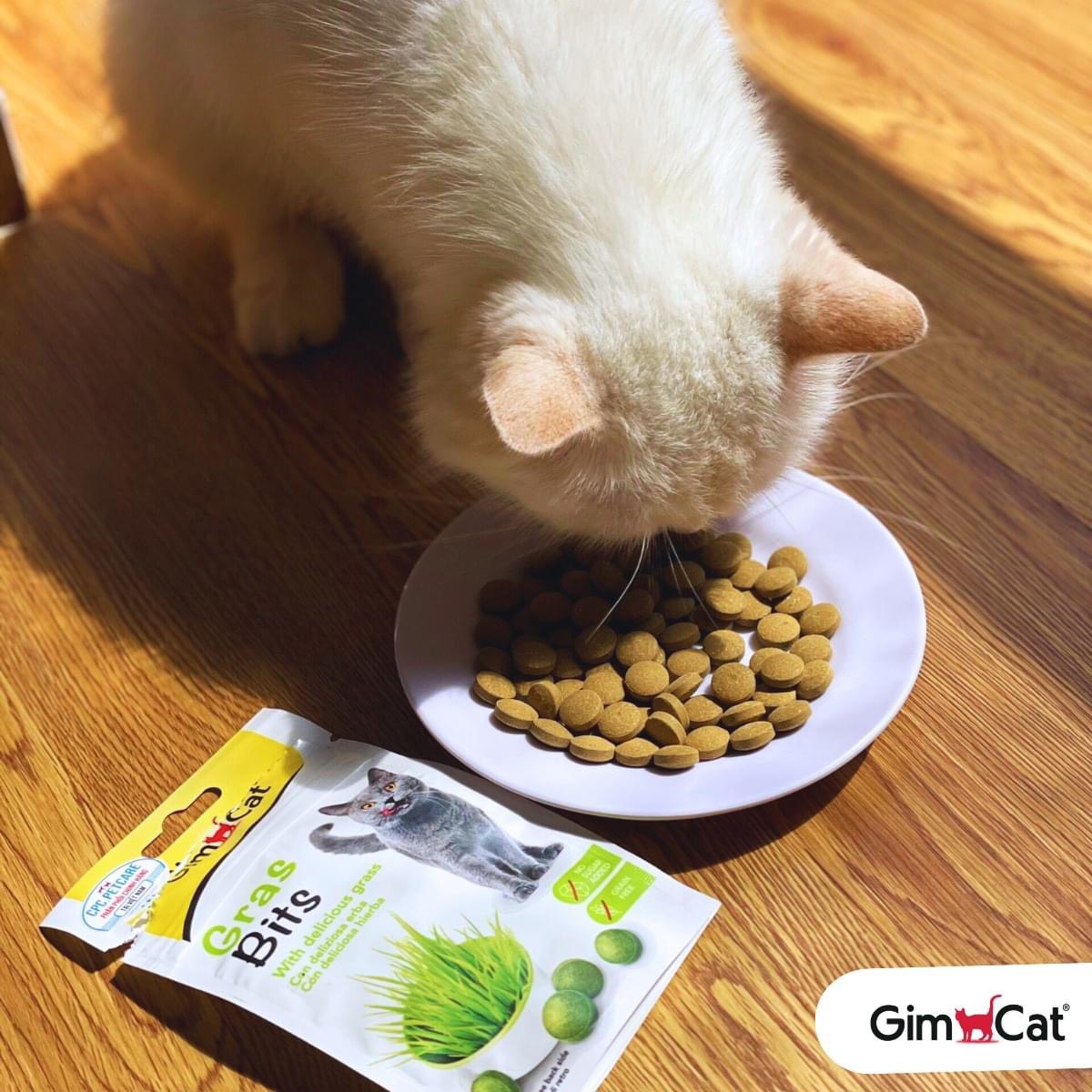Bánh thưởng Gimcat Tabs /Snack Gimcat dạng viên tròn ngừa búi lông,mượt lông da,tăng đề kháng,giảm stress cho mèo,hỗ trợ tiêu hóa
