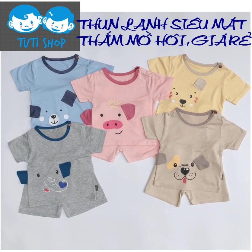 BỘ TAI THÚ CỰC HÓT , BỘ MÙA HÈ CỘC TAY CHO BÉ trai TỪ 6 THÁNG, 1 TUỔI, 2 TUỔI, 3 TUỔI, 4 TUỔI