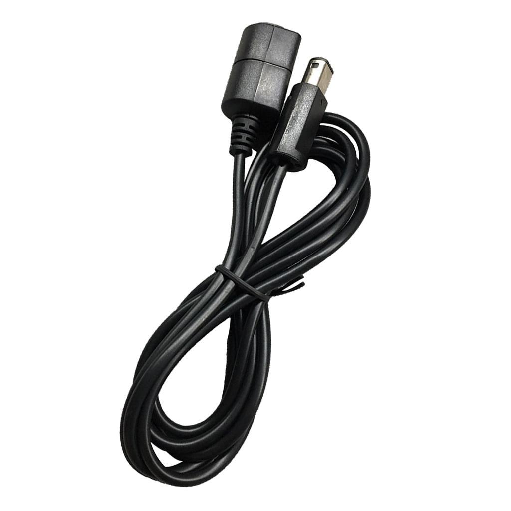 1.8m Controller Extension Cable Cord for Nintendo GameCube NGC Controllers - Black