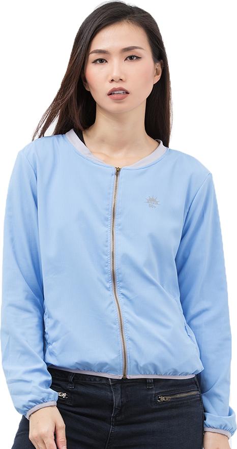 Áo khoác nữ chống nắng UPF50+  Deep Sky Blue Zigzag JAC00301 size
