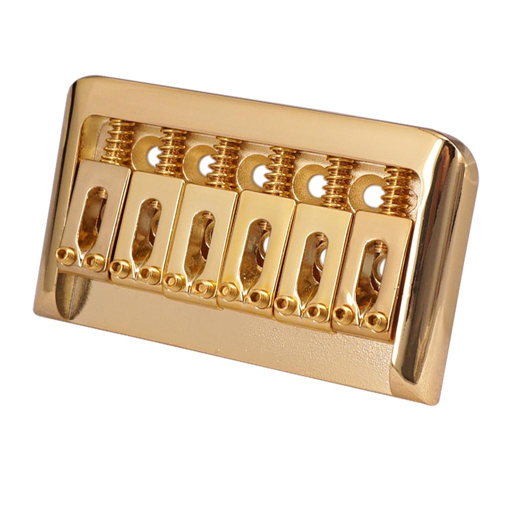 Phép Màu Sáng VÀNG ĐUÔI CỨNG CẦU thông qua dưới stringing 6 Dây Đàn Guitar Điện