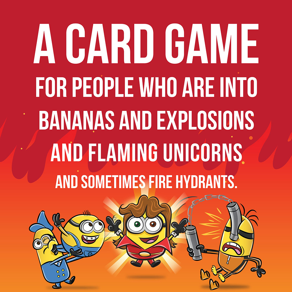 Bộ bài Board Game Exploding Minions phiên bản mèo nổ đặc biệt của Minions sáng tạo