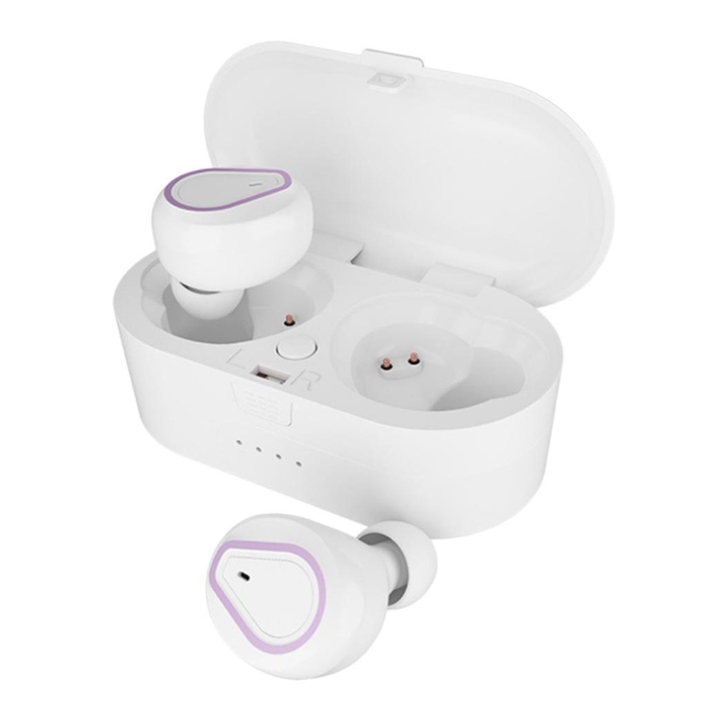 Wireless Bluetooth5.0 Earphone w/Built-In Microphone Hands-free Pink