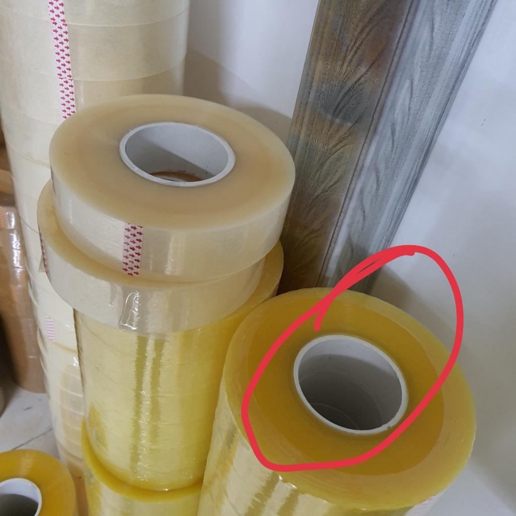 Băng dính 1kg AVCO lõi nhựa mỏng hàng đẹp dai dính
