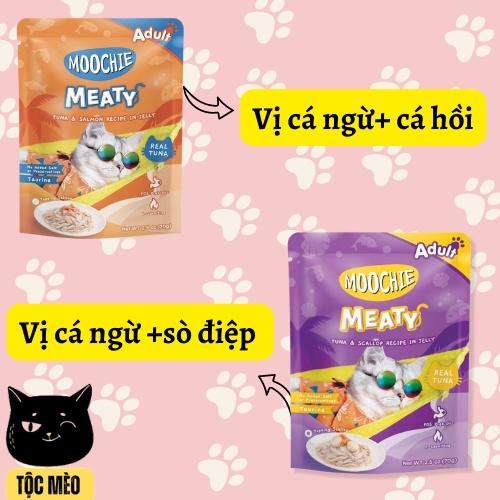 (Hàng Thái ) Pate cho mèo MOOCHIE - Gói 70g