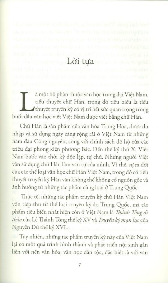 Sách Văn Học Trung Đại Việt Nam Nhìn Từ Thể Loại Tiểu Thuyết Truyền Kỳ Chữ Hán