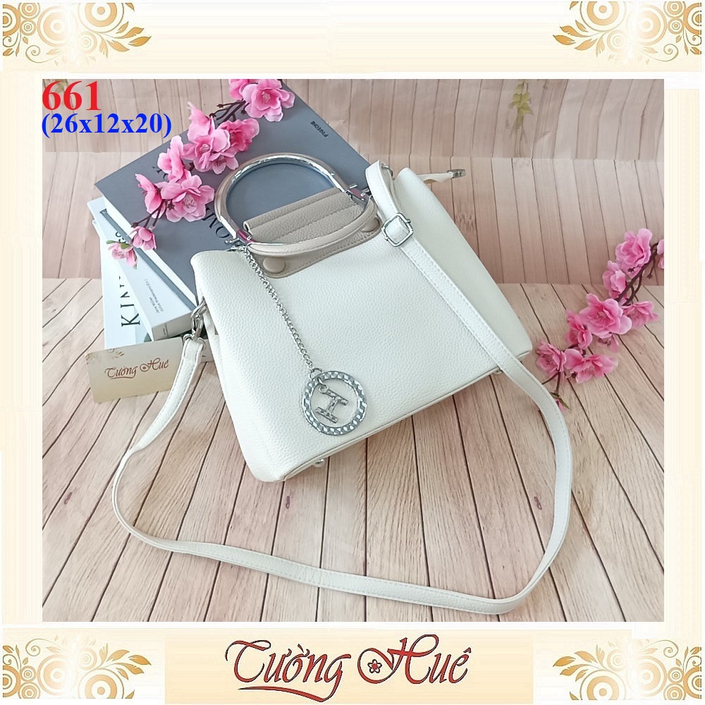 Túi Đeo Chéo Xách Tay Nữ Quai Tròn Hình Thang – Hàng Quảng Châu - 661