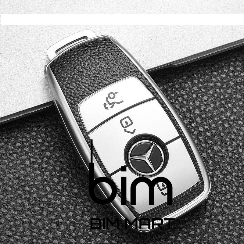 Ốp, bọc bảo vệ chìa khóa cho xe Mercedes-Benz GLC-Class 2020-2021, E-Class 2020-2021, C-Class 2020-2021