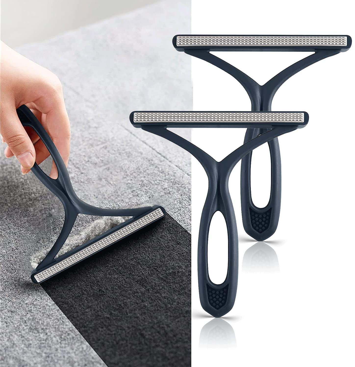 4PCS Double -Sured -Surebable Lint Dao cạo, lông tơ lông di động Tóc tẩy lông Kashmirkamm cho Wool Cashmere và các loại vải khác