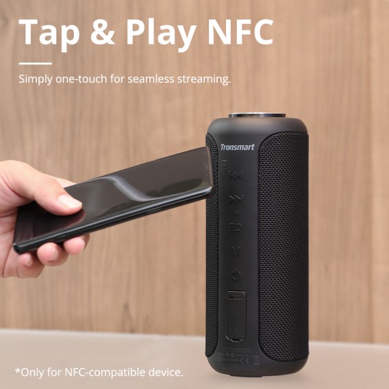 Loa bluetooth 5.0 ngoài trời, âm thanh vòm 360 độ, bass sâu Tronsmart Element T6 Plus Upgraded - Hàng chính hãng