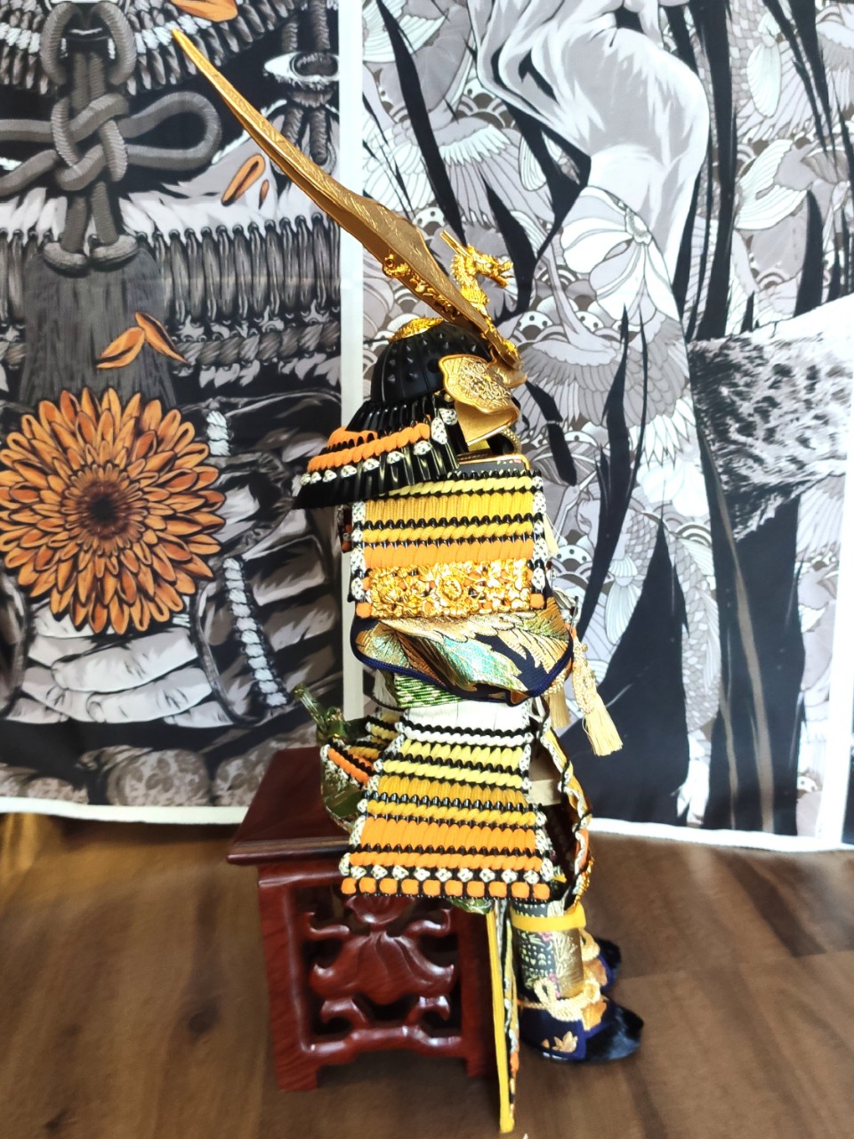 Bộ giáp trưng bày Samurai Nhật