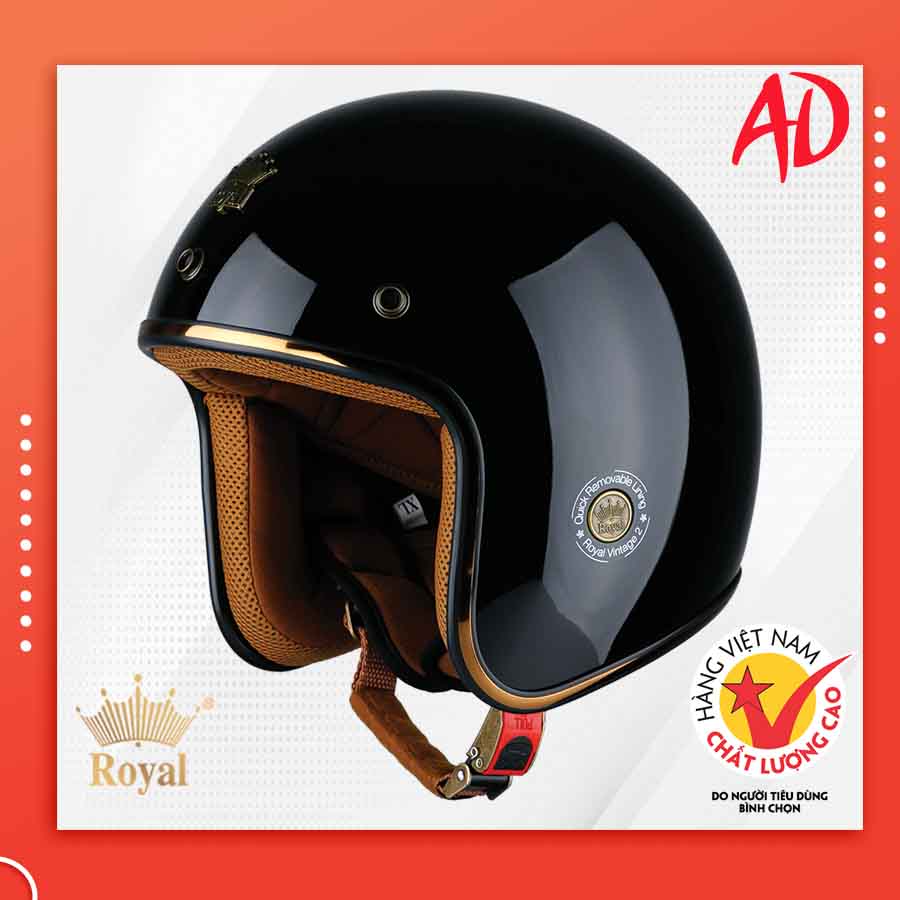 Nón bảo hiểm 3/4 Royal M20C