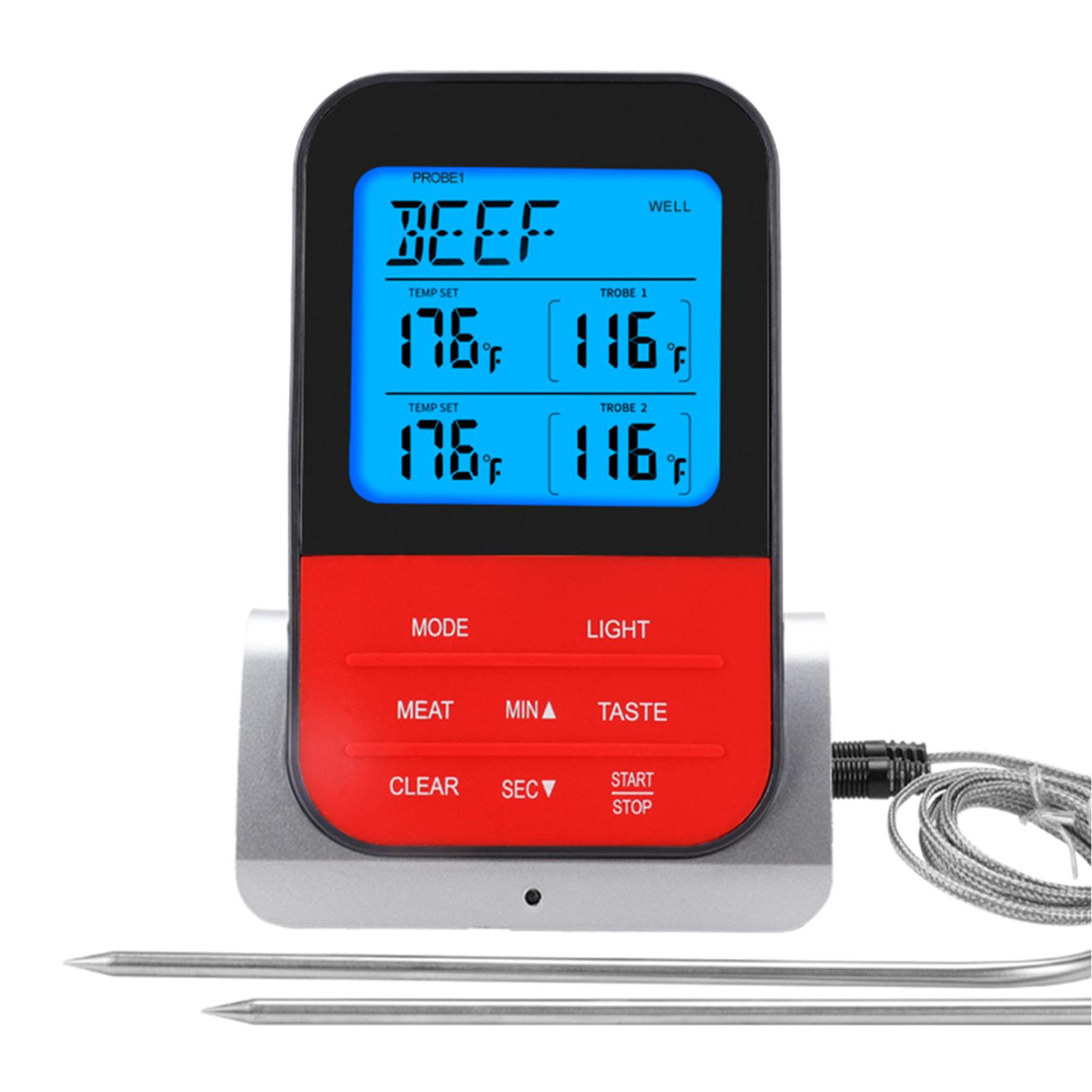 Nhiệt kế không dây, kỹ thuật số có báo động , màn LCD