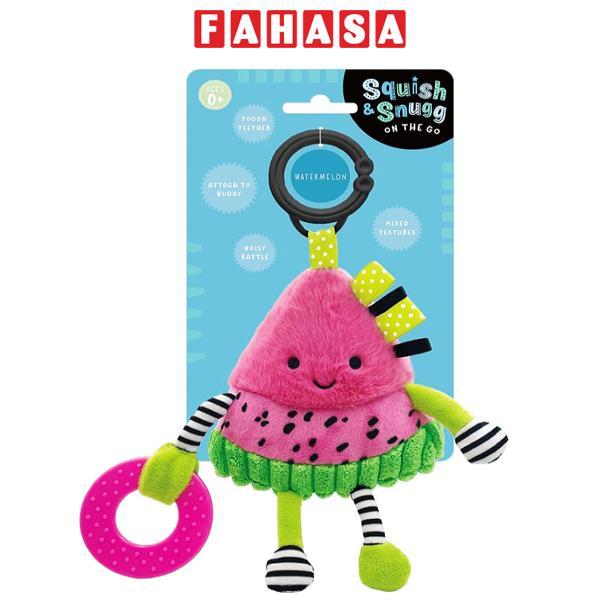 Móc Treo Nhồi Bông Miếng Dưa Hấu - Squish And Snugg On The Go Watermelon