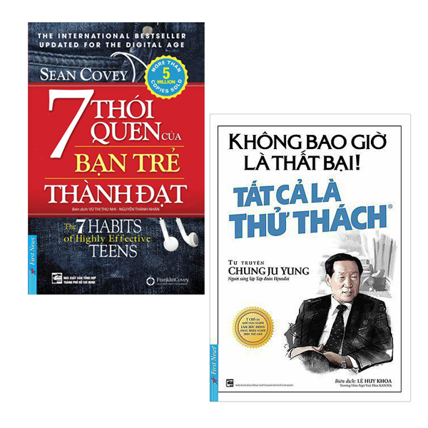 Combo 2 Cuốn: 7 Thói Quen Của Bạn Trẻ Thành Đạt + Không Bao Giờ Là Thất Bại! Tất Cả Là Thử Thách