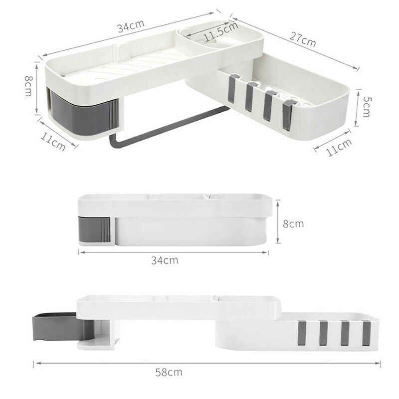 Hình ảnh Kệ 2 Tầng Đựng Đồ Dùng Nhà Tắm, Nhà Bếp Tiện Dụng- PaKaSa