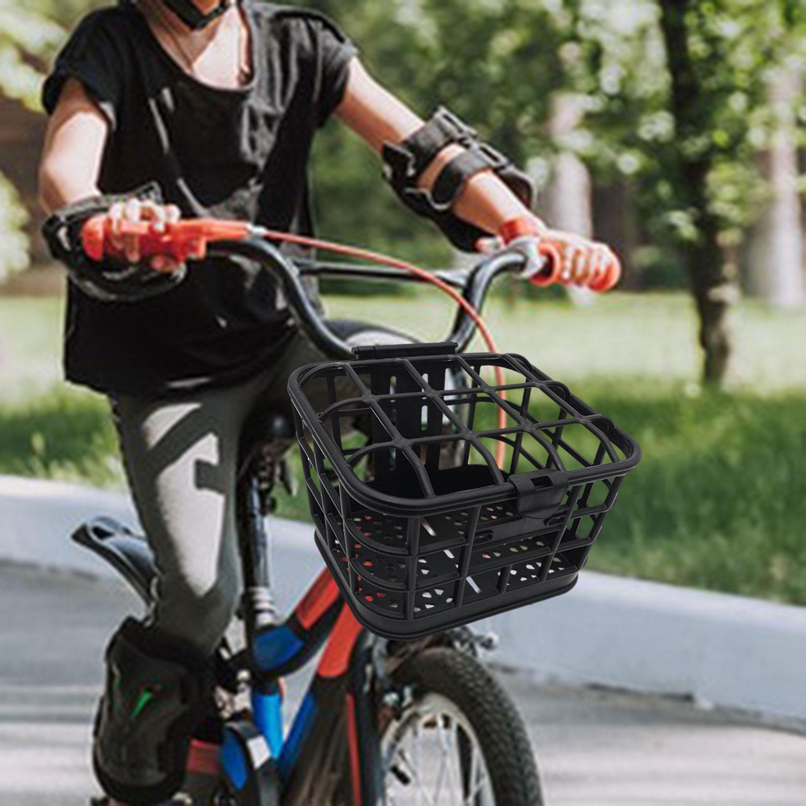 Bike Basket  Front Basket Waterproof Removable Easy to Install Bike Frame Basket  Cargo Rack Cycling Basket for Electric Bikes