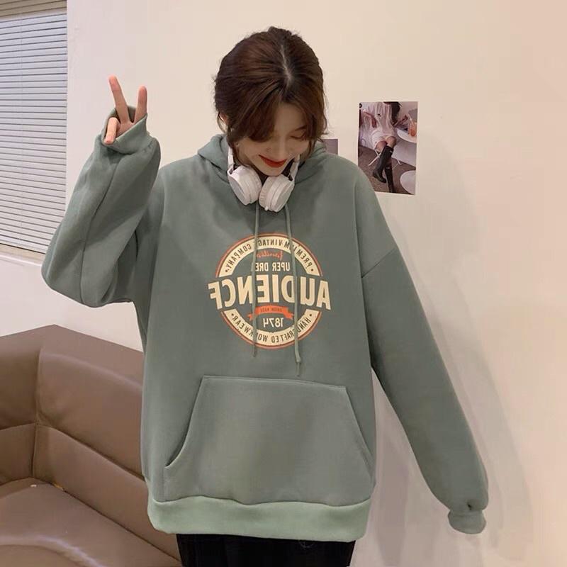 Áo khoác chui đầu hoodie nỉ ngoại tay phồng UNISEX ulzzang nam nữ AN874
