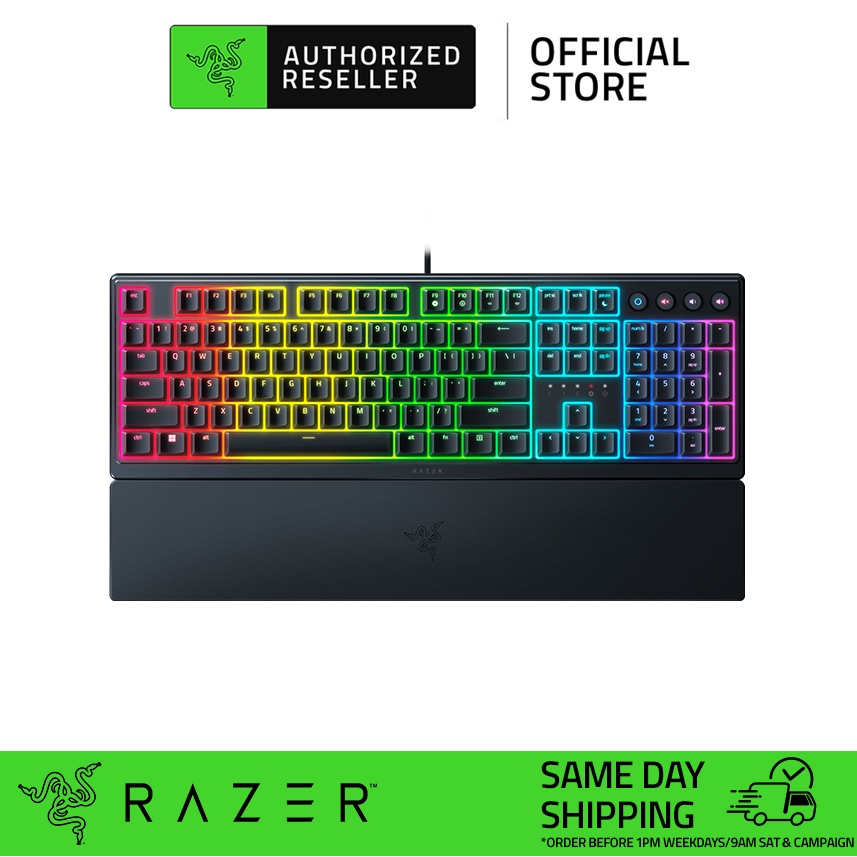 Razer Ornata V3 Bàn phím RGB màng Mecha cấu hình thấp Hàng nhập khẩu