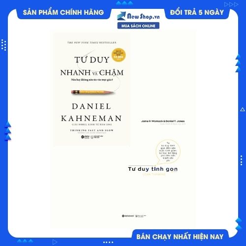 Combo Tư Duy Tinh Gọn + Tư Duy Nhanh Và Chậm