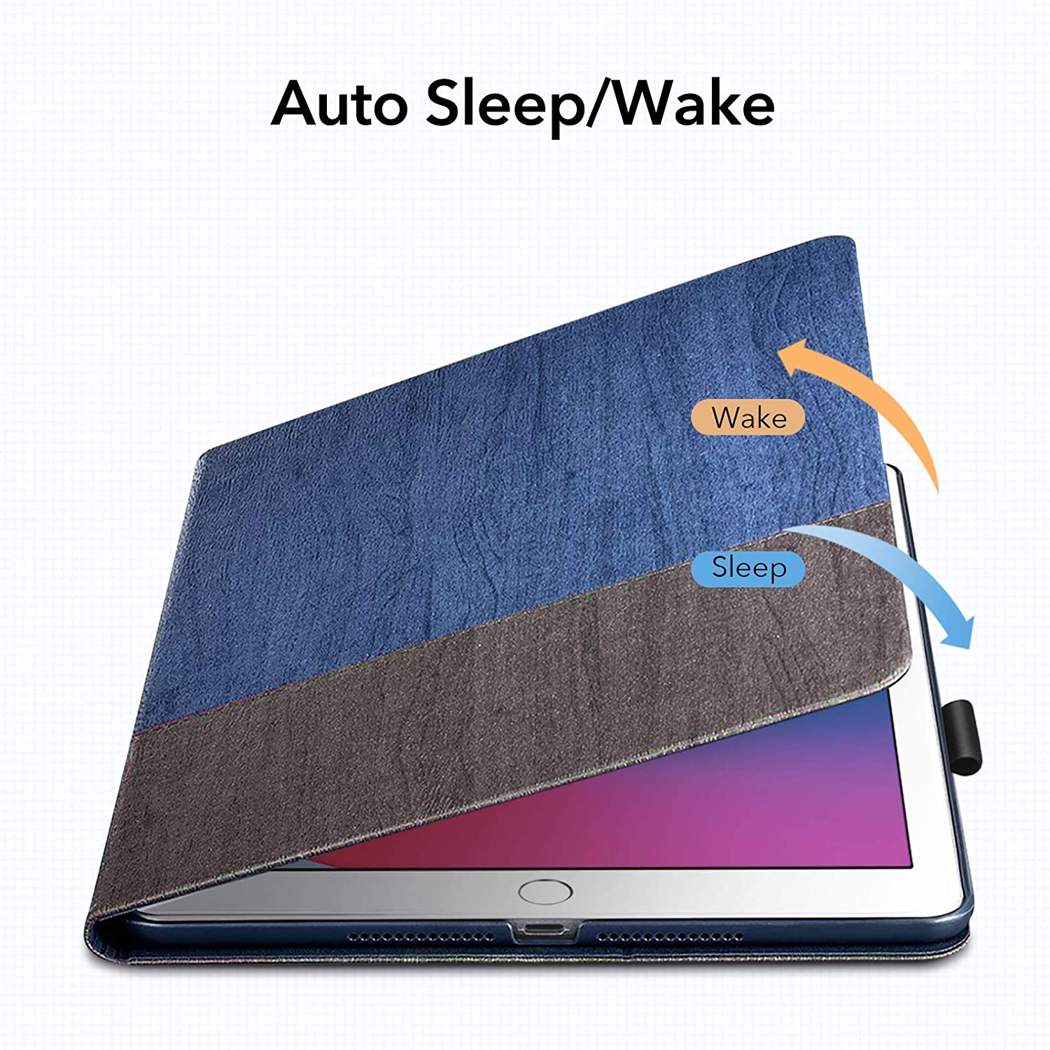 Bao da cho iPad Gen 8 10.2 2020 ESR Urban Premium Folio Case - Hàng Nhập Khẩu