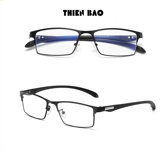 Kính lão thị, viễn thị ( Có 0 độ chống as xanh) KT18 Đọc sách Nam nữ toàn viền thể thao, loại tốt cao cấp Nhật bản loại I nhẹ bền