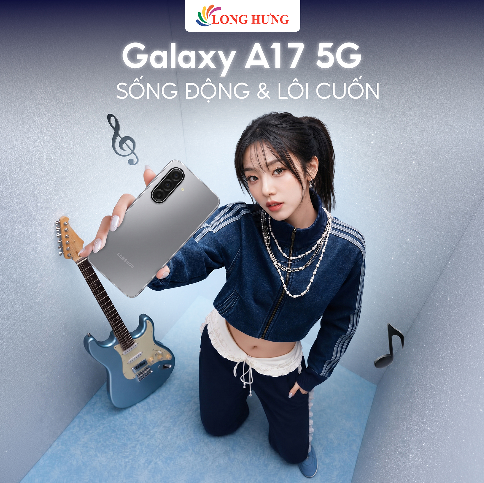 Điện thoại Samsung Galaxy A17 5G (8GB/128GB) - Hàng chính hãng