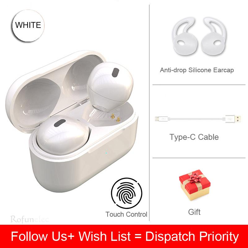 Tai nghe nhỏ giấu kín Tai nghe vô hình Bluetooth Tai nghe ngủ Tai nghe loại C Tai nghe nhỏ có micrô cho tai nhỏ