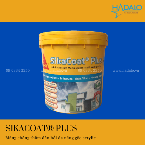 SikaCoat Plus - Màng chống thấm đàn hồi đa năng 20kg