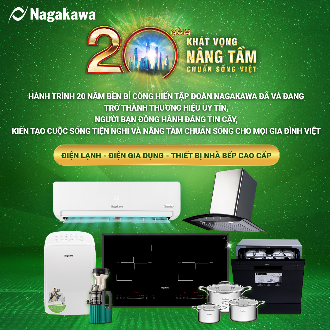 Bếp Từ Đơn Nagakawa NAG0704 (2000W) - Kèm Nồi Lẩu - Hàng Chính Hãng