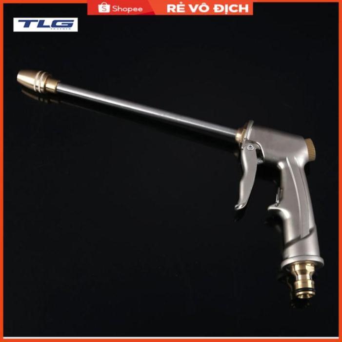 Bộ dây vòi xịt nước rửa xe, tưới cây . tăng áp 3 lần, loại 7m, 10m 206701-2 đầu đồng, cút, nối đen