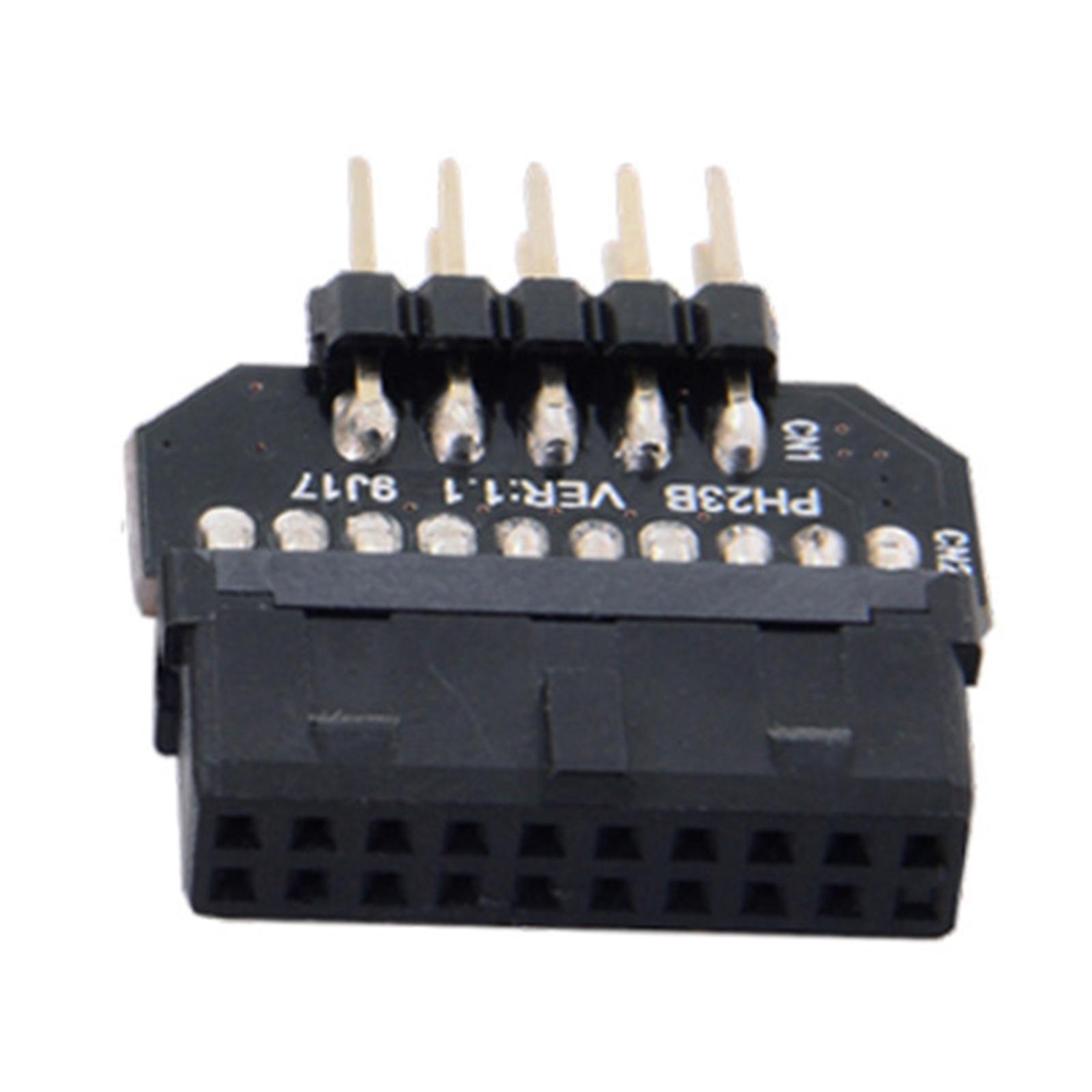 USB 2.0 9 Pin to USB 3.0 19 Pin Adapter USB Adapter for Motherboard Accessory Parts