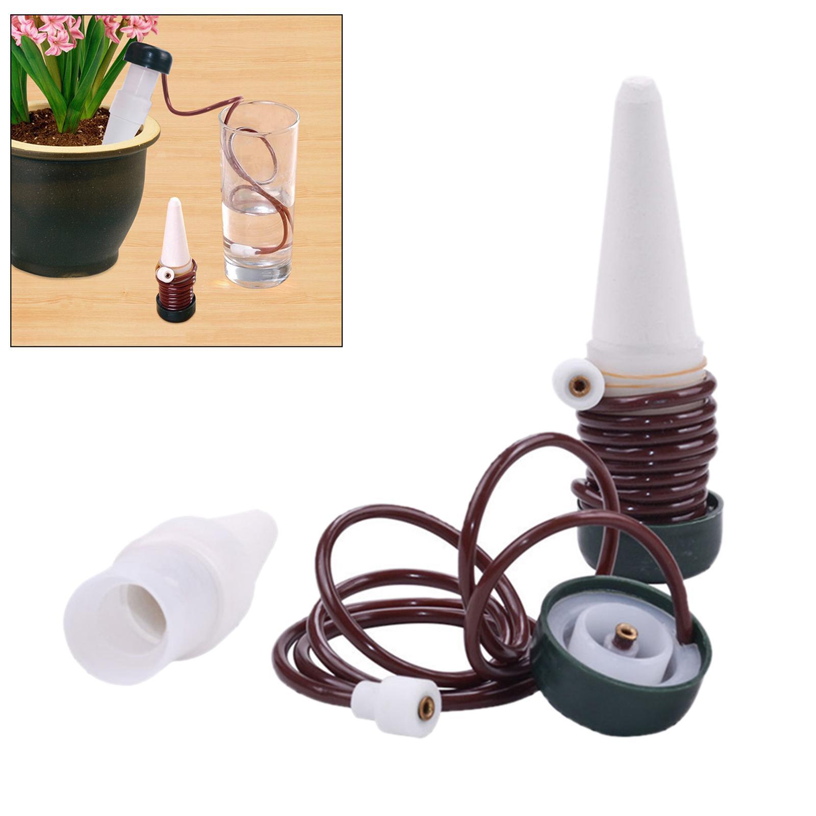 2x Plant Watering Stakes Automatic Drip Irrigation Garden Indoor Tool