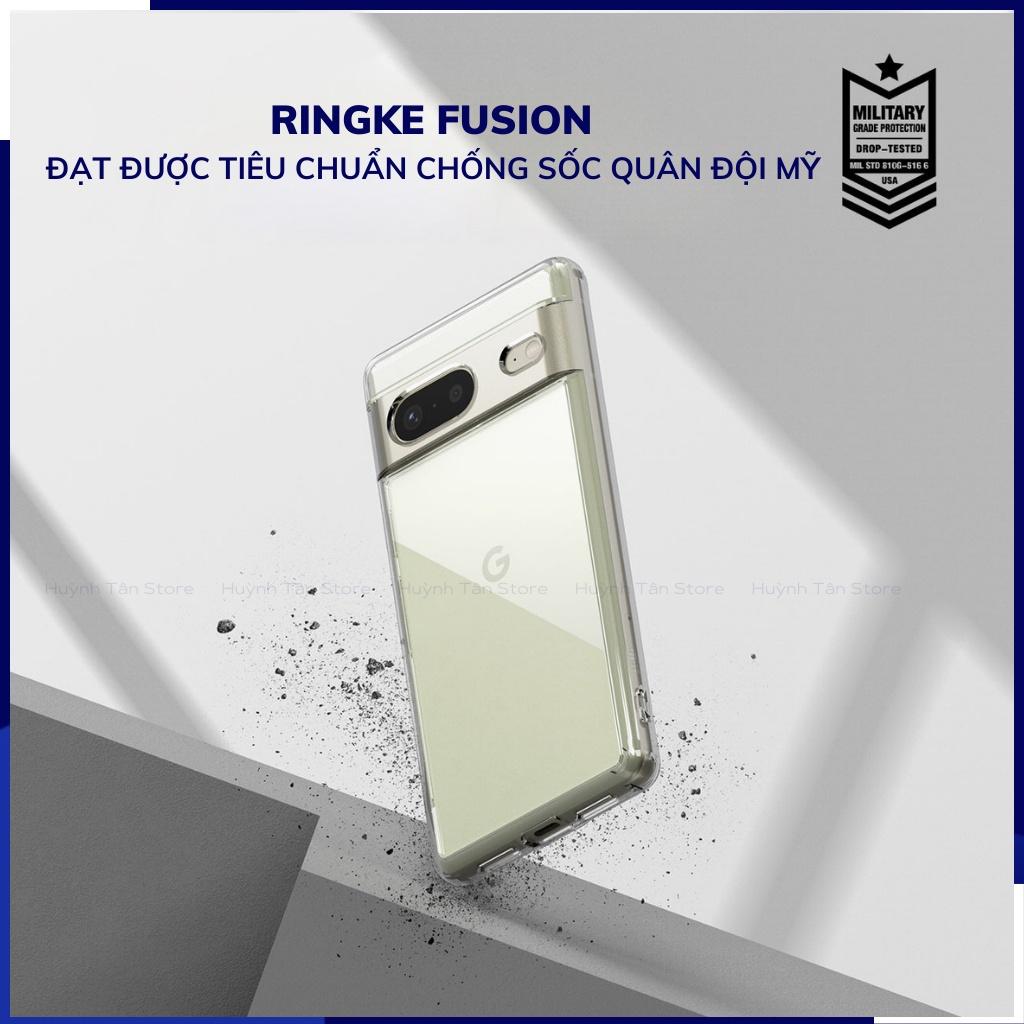Ốp lưng pixel 7 RINGKE chính hãng trong suốt chống sốc FUSION X chống ố vàng phụ kiện điện thoại huỳnh tân store - Hàng nhập khẩu