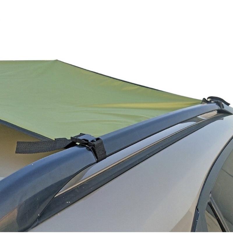 Bạt Mái Che Nắng Xếp Gọn Khi Đỗ Xe Đi Cắm Trại Cho Ô Tô cao cấp SunWind 4,4x2m big size