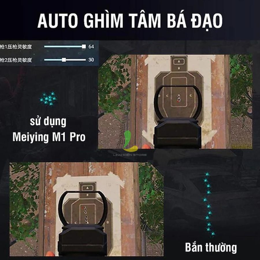 Bộ chuyển đổi game MEIYING-M1 Pro - Thiết bị chuyển đổi phím chuột kết nối điện thoại hỗ trợ hệ điều hành Android, IOSS - Hàng nhập khẩu