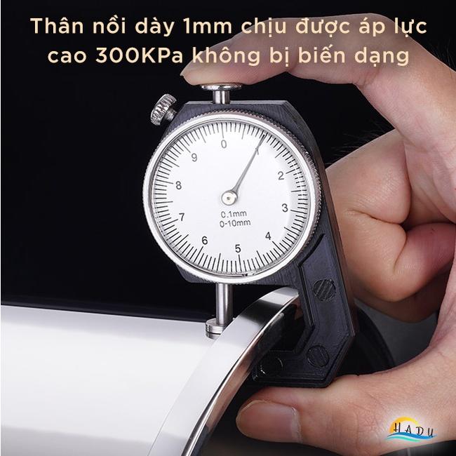 Nồi áp suất đa năng bếp từ inox 304 7L cao cấp độ bền cao chống cháy nổ hầm nhanh hơn tiết kiệm năng lượng HADU