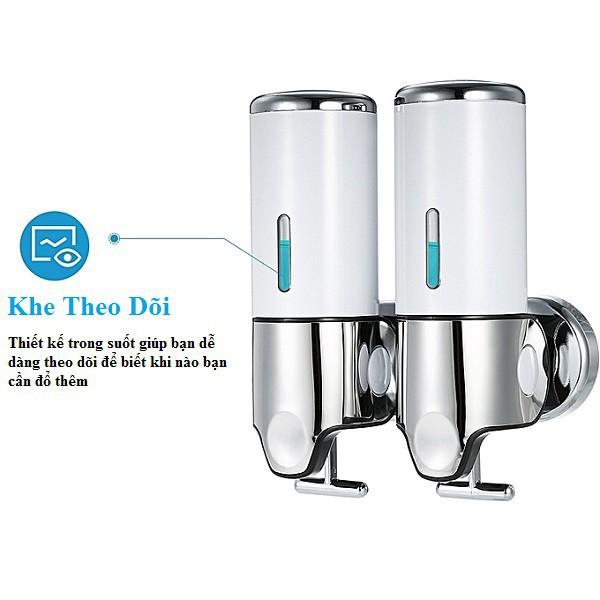 Hộp xà bông gạt thông minh 2 bình 1000ml Homestar sang trọng