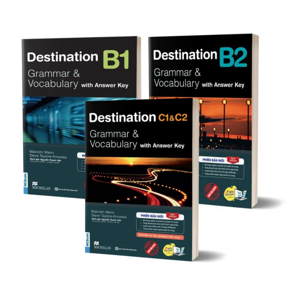 Sách - Combo Destination Grammar &amp; Vocabulary B1, B2 và C1&amp;C2 - (Bộ 3 cuốn)