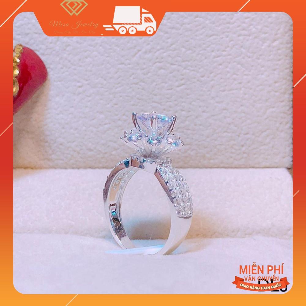 NHẪN NỮ BẠC TA - NHẪN CAO CẤP HÀNG ĐẸP ĐƯỜNG KÍNH 1,7CM