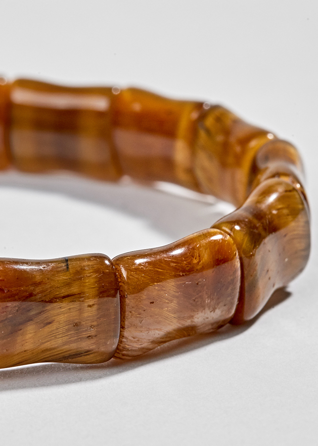 Vòng Đốt Trúc Đá Thạch Anh Mắt Hổ Ngọc Quý Gemstones