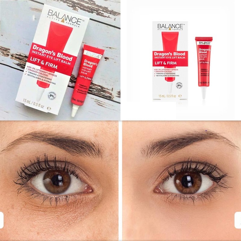 Kem Giảm Thâm Mắt Máu Rồng Balance Active Formula Dragons Blood Instant Eye Lift Balm 15ml (NEW 2018)