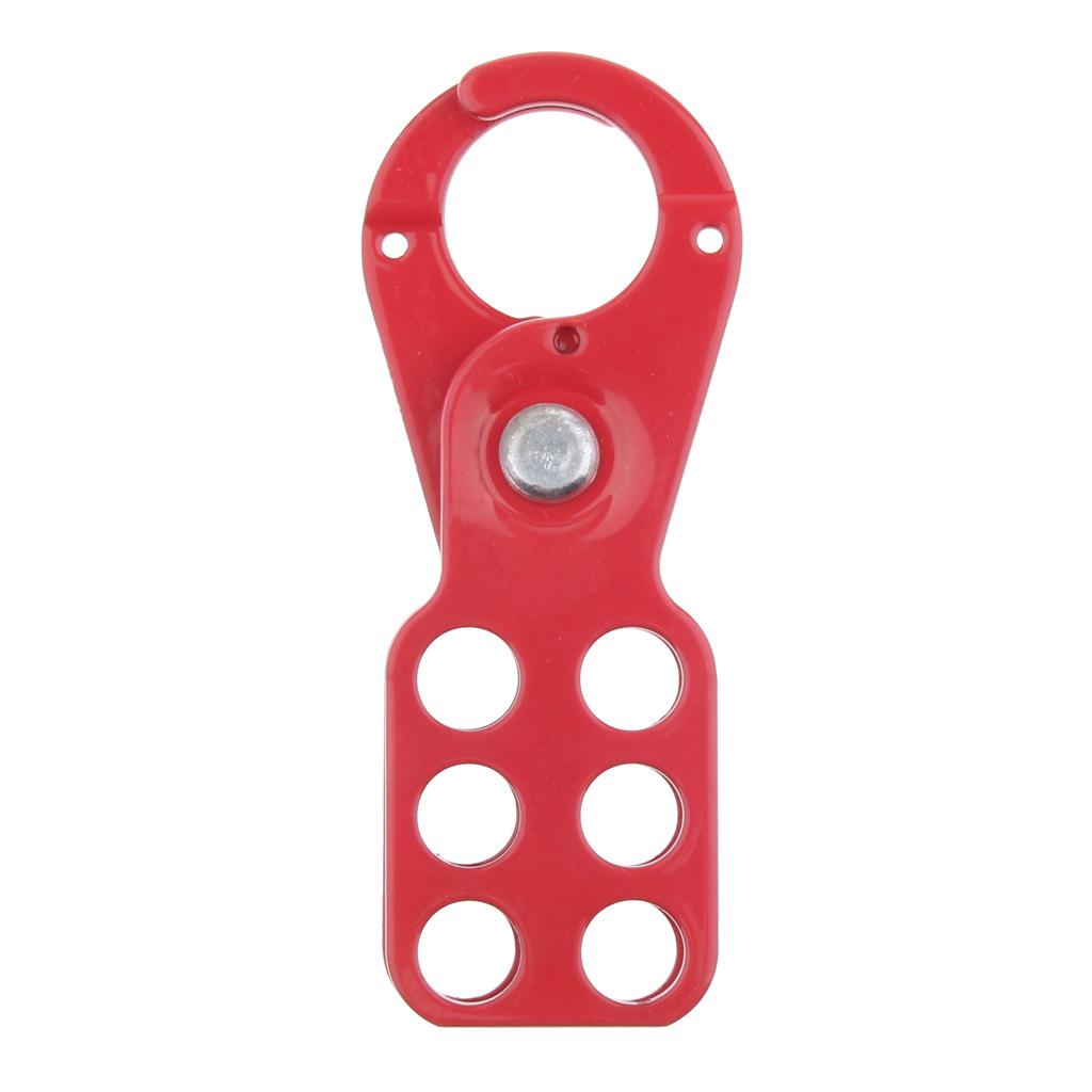 Khóa Tagout Chốt Bấm Với PE Bọc Tay Cầm Giữ Lên Đến 6 Khóa Móc Treo, 1 ''Hàm