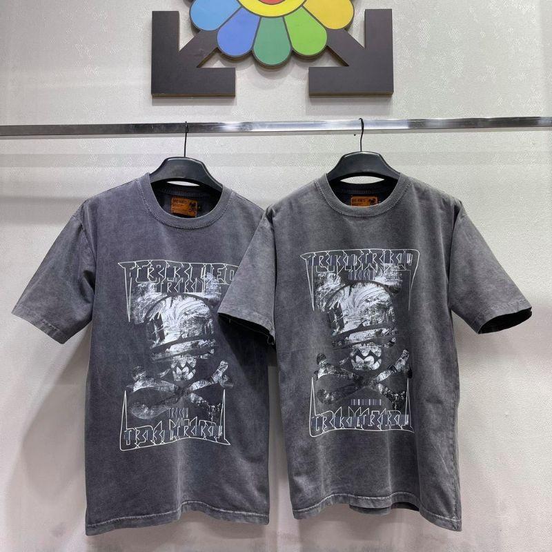 Áo thun unisex tay lỡ BAD TERRIFIED WASHED || Hany shop
