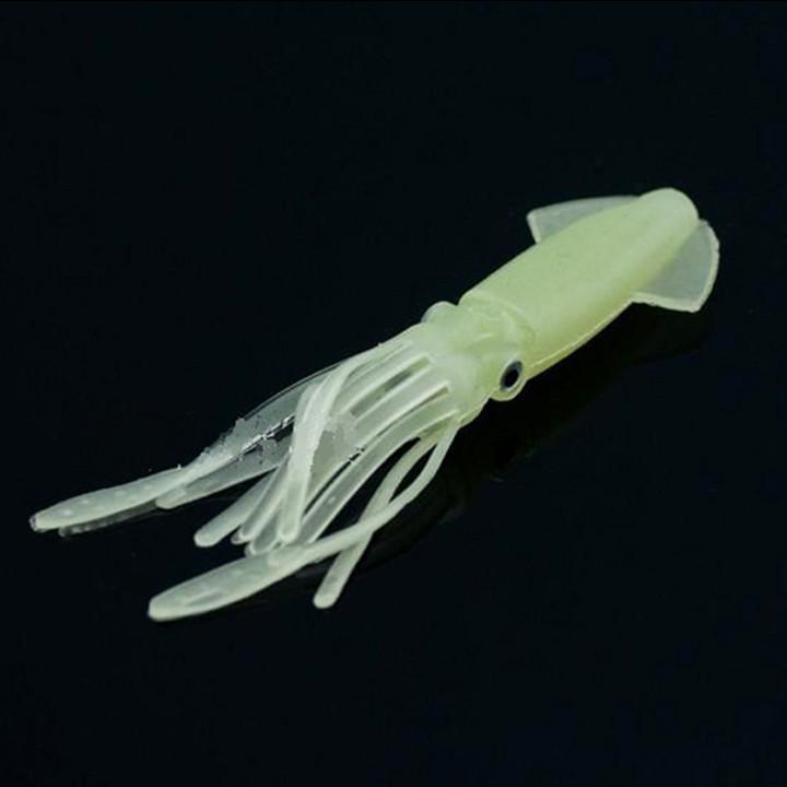 Mực Mềm Giả Mồi Câu Cá Phát Sáng Trong Bóng Tối 8 Gr - thegioidocau