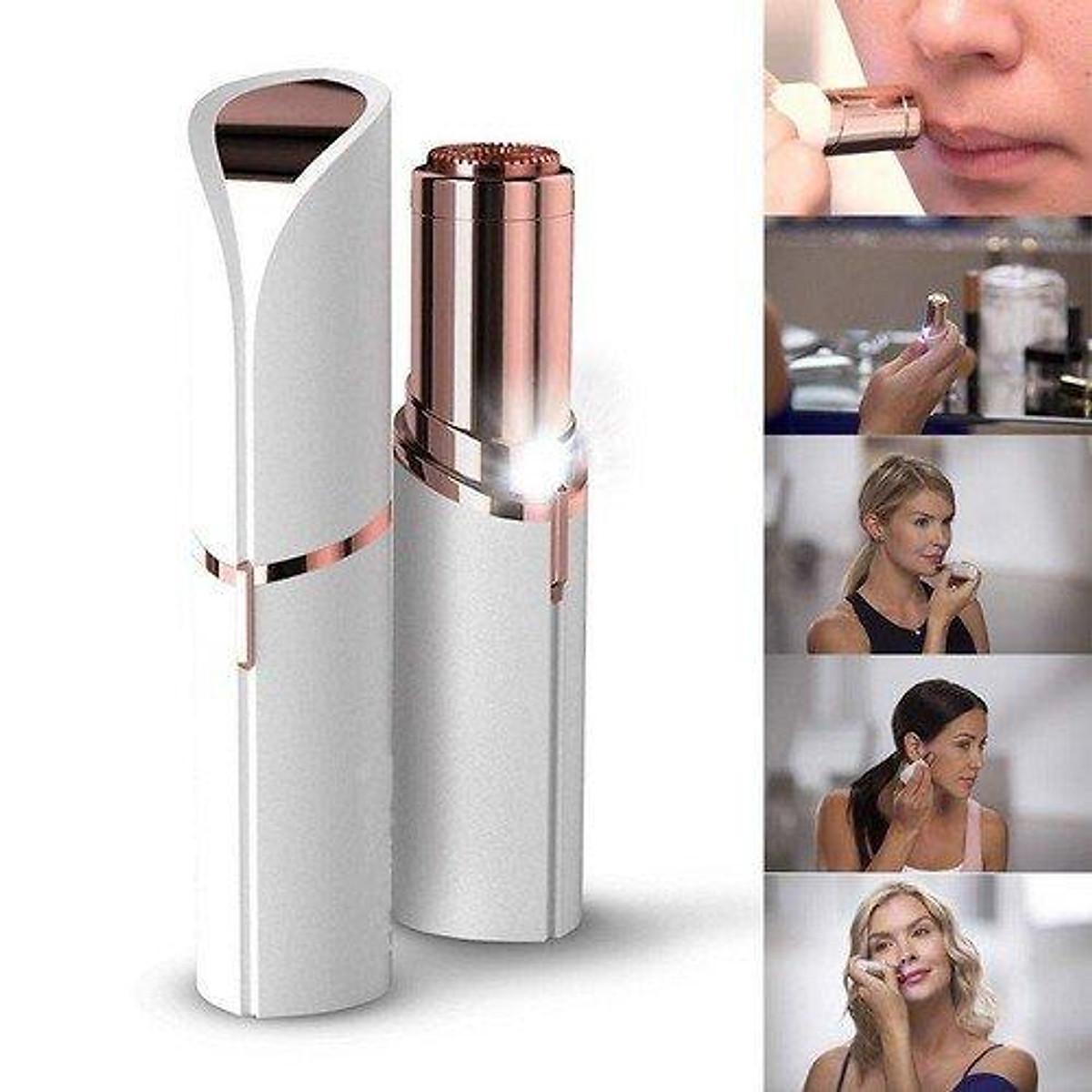 Máy cạo tẩy lông Finishing Touch Flawless Máy cạo lông mini hình son môi sạc điện An toàn và nhẹ nhàng trên da