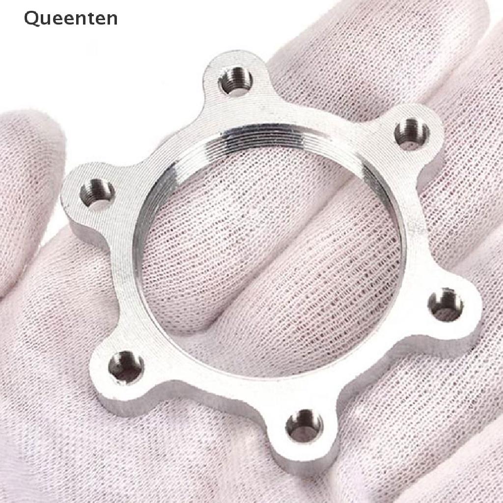 Queenten Bike Bicycle Freewheel Threaded Hubs Disk Disc Brake Rotor 6 Bolt Flange Adapter QT