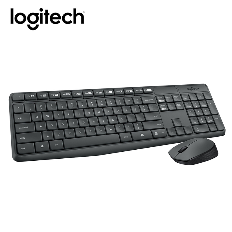 Tổ hợp bàn phím và chuột không dây Logitech MK235 dành cho game thủ USB đa phương tiện 2.4Ghz