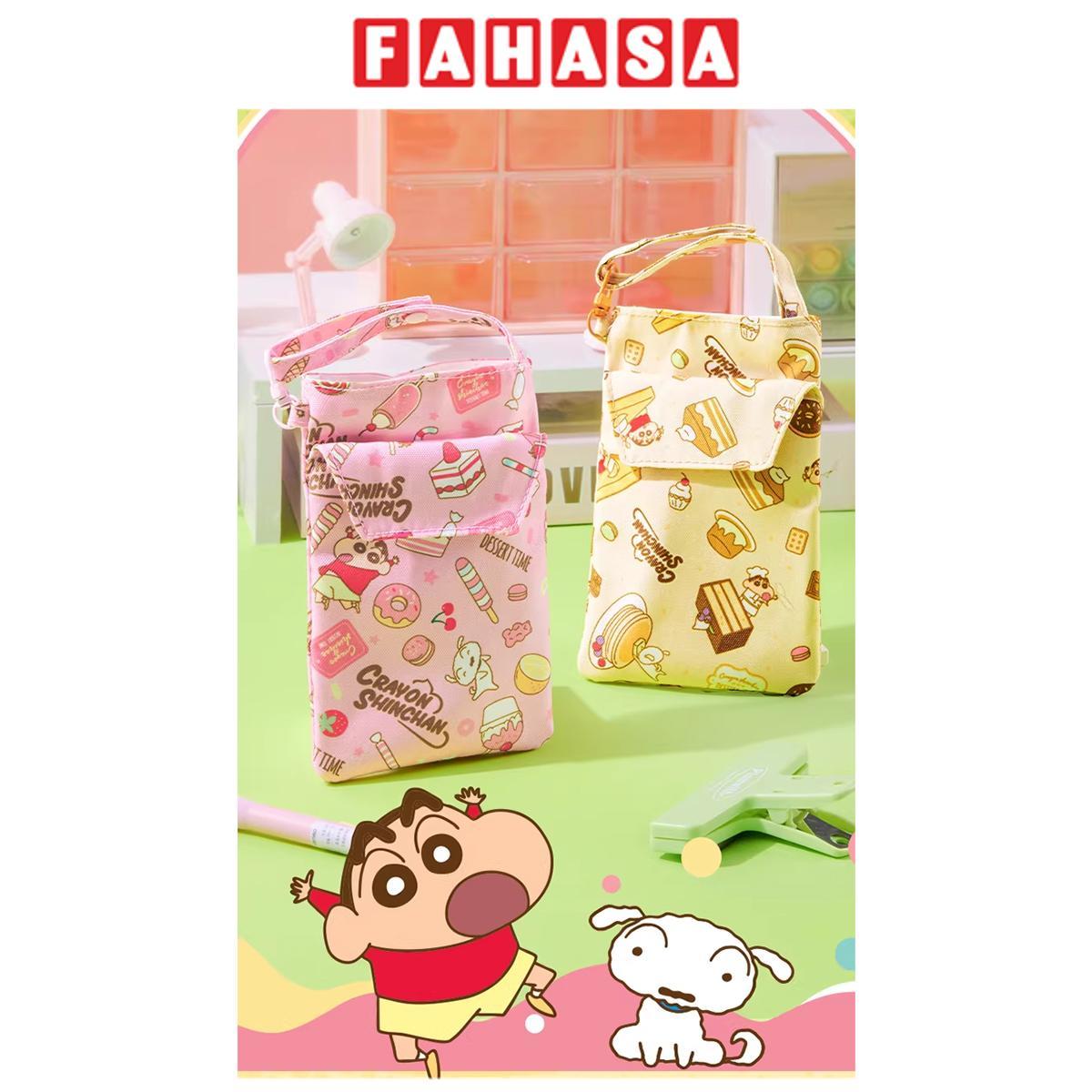 Túi Mini Cầm Tay Crayon Shin-Chan - Deli LB651 - Màu Vàng